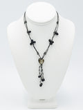 Black Heart Bead Necklace