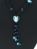 Blue Heart Necklace