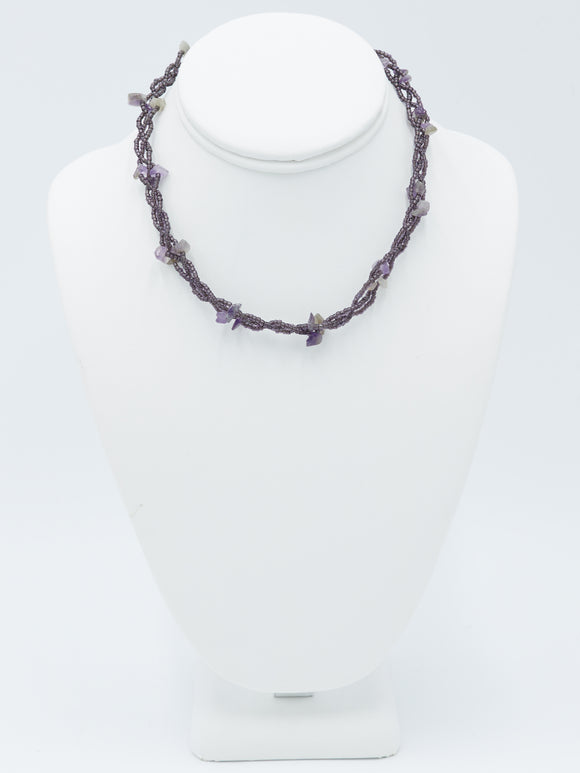 Purple Quartz Necklace